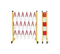 SXYKXYDL Valla de Seguridad Extensible de 47 Pulgadas para tráfico Pesado con Base de Goma Estable para Reparaciones temporales y Control de tráfico. Fácil de Usar (200 cm/6,5 pies).