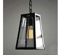 SXYSXYSXY Estilo americano Vintage Lámpara colgante Cristal Nórdico Moderno Minimalismo Lámpara de comedor E27 Lámpara de araña Dormitorio Pasillo Cocina 14 * 17 * 31 cm