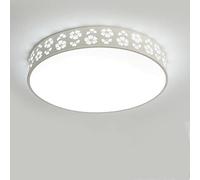SXYSXYSXY LED de 24W Lámpara de Techo Moderno Alrededor Dormitorio Plafón Techo acrílico Lámparas de Cocina Corredor Lámpara de baño Luz Blanca 6000K Corredor Balcón Sala Entrada Ø30cm