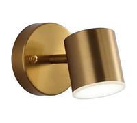 SXYSXYSXY LED Dorado Lámpara de Lectura Lámpara de Pared Interior 7W Luz cálida 3000k Lámpara de cabecera Lectura Foco de Pared Moderno Giratorio Dormitorio Aplique Lectura 7 * 7.5cm