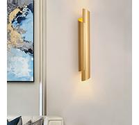 SXYSXYSXY LED Dorado Lámparas de Pared En el Interior Moderno Minimalista Apliques Decorativo iluminación de la Pared Pantalla de Hierro para Habitación Vestíbulo Escalera Sala de Estar E27*2