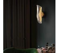 SXYSXYSXY LED Minimalismo Acrílico Aplique Luz cálida 3000K Aplique Moderno Nórdico Aplique Interior dormitorio salón Escalera pasillo 8 * 28CM