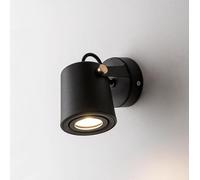 SXYSXYSXY LED Moderno Aplique Minimalismo Aplique Nórdico dormitorio Lámpara de pared Lámpara de lectura Aplique de pared Luz cálida 3000K Interior sala de estar Escalera pasillo,Negro