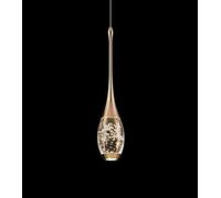 SXYSXYSXY LED Moderno cristal Lámpara colgante Vidrio creativo candelabro En el interior decoración Altura ajustable lámpara de comedor luz colgante sala de estar dormitorio 7 * 40cm