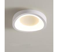 SXYSXYSXY LED Moderno Lámpara de techo Minimalista Lámpara de pasillo 12 W Entrada Luz cálida 3000 K Para Pasillo Balcón Vestíbulo Escaleras Cocina Vestuario 20 x 6 cm,blanca