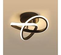 SXYSXYSXY LED Moderno Luces de Techo Sencillo Entrada Lámpara de Pasillo lámpara de Techo Creativo Diseño Gel de sílice 22W Luz cálida 3000K Plafón Techo Corredor Cocina balcón 25,5 * 12 CM