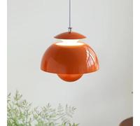 SXYSXYSXY LED Nórdico Lámparas colgantes Regulable Moderno Lámpara de mesa de comedor Minimalismo Lámpara colgante Lámpara de dormitorio 12W Luz tricolor salón cocina,Naranja