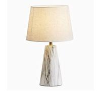 SXYSXYSXY Modernidad Metal Lámpara de Mesa Lámpara de Noche Estilo Americano Lámpara de Escritorio Dormitorio Vivir con Sombra de Tela E27*1 para Vivero Hotel Cafe Decorativo los 25 * 42cm