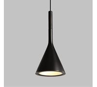 SXYSXYSXY Moderno Lámpara de comedor Metal Dormitorio Lámpara colgante Minimalismo Mesilla de noche Altura regulable Lámpara de araña Lámpara colgante E27 Ø15*36cm,Negro