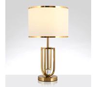 SXYSXYSXY Moderno lámpara de noche Americano Lámpara de mesa Con pantalla de tela E27 casa de Campo lámpara de escritorio por dormitorio sala de estar hotel Cafetería Decorativo D30*55CM,Beige