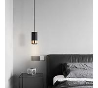 SXYSXYSXY Nórdico LED Moderno diseño minimalista lámpara colgante dormitorio mesilla de noche colgante de luz 5W 3000K planchar lámpara de techo candelabro corredor comedor Ø6*11cm