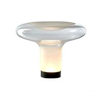 SXYSXYSXY Nórdico Vidrio Lámpara de noche Moderno Decorativo Lámpara de Mesa Minimalismo Lámpara de escritorio Dormitorio Viviendo Con pantalla de cristal Sala de estudio Hotel de E27*1