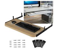 SXZenSpace Adjustable Height Keyboard Tray, 54/60/70 x 27 cm, Ergonomic Slide-out Desktop Extender, Improve Posture & Reduce Muscle Fatigue, Ideal for Home Office Setup