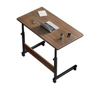 SXZenSpace Mesa Auxiliar, Mesa elevadora con Ruedas, Escritorio móvil para computadora de enfermería, rotación de 360 Grados, fácil Montaje, Oficina en casa, móvil, A