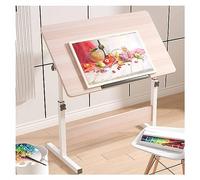 SXZenSpace Mesa de Dibujo Ajustable para Artistas: Escritorio de Manualidades con Altura Regulable y Superficie Inclinada, estación de Trabajo elevable para Estudio, Escritura y Lectura, de m