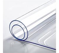 SXZenSpace Transparent Rectangular Table Cover Waterproof PVC Plastic Protector for Wood Furniture Side Bar Pub BanquetClear Tablecloth Dining & Events