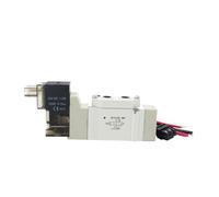 SY 3000 M5 G1/8 Mini válvula solenoide neumática de 2 posiciones y 5 vías, tipo electromagnética, automatización(AC220V,SY3520 M5 3-5Way)