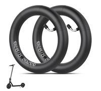 SYACHI Camaras de Aire Patinete Electrico 10 Pulgadas(10x2.125,10x2.5) Válvula Curvada 45º Grosor Extra Forzada,10 x 2,125 Cámara de Aire para E-Scooter, Compatible con Patinete Eléctrico