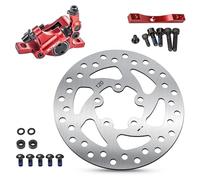 SYACHI Kit De Actualización De Freno De Disco Hidráulico para Scooter Eléctrico Xiaomi Pro/Pro 2, Incluye Disco De Freno De 120 Mm, Pinza Hidráulica y Adaptador