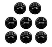 Syangkaitian 8 piezas junta amortiguadora de puerta de coche, pegatinas protectoras de puerta de coche, pegatina de protección de puerta de coche, amortiguador autoadhesivo para evitar colisiones, peg