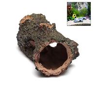 SyangKaitian Acuario Log Acuario Madera Hueco Árbol Tronco Decoraciones Pecera Driftwood Acuario Escondite Cueva Ornamento para pecera Terrario