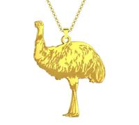 SYAVR Acero inoxidable, el segundo más grande del mundo Joyería de aves y animales Collar de plata Regalos de joyería