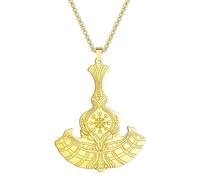 SYAVR Collar con colgante de hacha de pelón de acero inoxidable Medalla de martillo de Thor Colgante de casco respetuoso Joyería