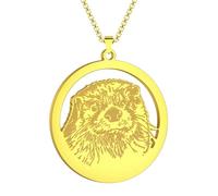 SYAVR Collares de acero inoxidable para hombres y mujeres Joyería punk vintage Collares de encanto de animales