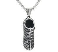 SYAVR Zapatillas de running Air perforadas, creativas, personalizadas, abstractas, de acero inoxidable, de acero, de titanio Collar