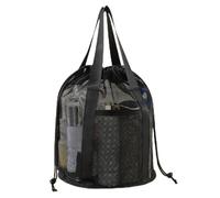 syayw - Bolsa de ducha para cuarto de baño, diseño organizador, cesta multiusos de viaje, camping piscina, verano, Negro , Se référer au descriptif, Consulte la descripción