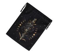 syayw Bolsa Tarot Tarot Terciopelo - Bolsa de almacenamiento de terciopelo para juego de tarot | Organizador portátil para dados, cristales, relojes, suministros de adivinación y objetos