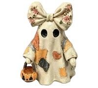 syayw Ghost Decor | Spooky Cute Resin Quilting Decoration | Standing Halloween Ghost | Ideal For Thanksgiving Holiday Birthday Party Home Living Room Bedroom Offices Classroom Car
