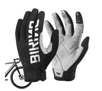 syayw Guantes De Ciclismo Térmicos,Guantes De Ciclismo Cálidos | Manoplas de Motocicleta con Pantalla táctil - de Dedo, Manoplas Reflectantes para Ciclismo, Escalada, Correr, Pescar