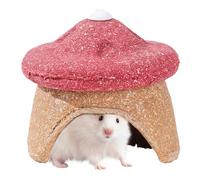 syayw Hamsterhaus - Pilzförmiges Nagetierspielzeug,Nagerheim | Für Chinchilla Igel Frettchen Kaninchen Käfig