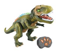 syayw Juguetes Dinosaurios para | Dinosaurio Control Remoto con luz de Vapor y Rugido,Figura RC electrónica Caminando Juguete para Regalo cumpleaños Navidad
