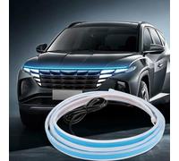 syayw Tira De Luces LED para Capó,Luz Dinámica Escaneada para Capó | Accesorios Automotrices Brillantes Decoración Exterior Barra Vehículo Bajo Maletero Puerta Día Exterior