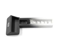 SYBLW Botón Freno Mano Coche Compatible con para Touareg 2002 2003 2004 2005 2006 2007 2008 2009 2010 Interruptor Agarre Perilla Manija Freno Mano 7L6711878F Tapa Botón P Estacionamiento LHD