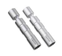SYBLW Llave de Bujía Ángulo Magnético Fino para Bujías De Pared Llave De Vaso para Bujías Herramientas De Extracción Coche Compatible con Benz(1set)