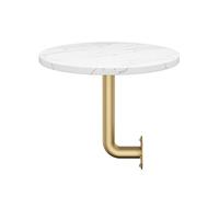 SYCARPET Mesa de Comedor montada en la Pared nórdica para cafetería, Mesa Lateral Moderna de sofá para Tiendas de té de Leche, Mesa de cóctel pequeña y Redonda para Pub Bar Bistro