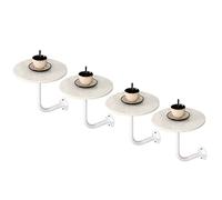 SYCARPET Mesa de Pared Creativa de terrazo, Mesa de Fin de sofá pequeña Moderna para balcón Interior al Aire Libre, Mesa Redonda montada en la Pared para la Tienda de té de Leche de café
