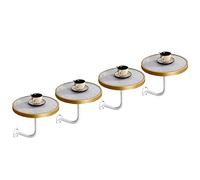 SYCARPET Mesa Lateral Redonda, Mesa de café sofá montada en la Pared para Sala de Estar, Tienda de postres, Barra de Ocio, Espacio pequeño, ensamblaje fácil, 40 (φ) x 40 (h) cm
