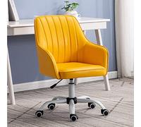 SYCARPET Silla ergonómica de Acento para el Dormitorio, Sala de Estar, Conferencia, Linda Silla para computadora, Silla de tocador giratoria tapizada, Altura Ajustable