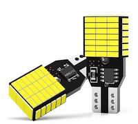 Sycreek Bombilla LED T15 W16W, 65-SMD 2835 Chipset LED 6000K blanco para coche Luz de marcha atrás, Luz de freno, 2 piezas