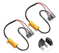 Sycreek H7 LED Anti Error, 2 Pcs Canbus Decoder Led Beacon Decoder H7 Error Code Warning Canceller Anti Hyper Flash No Error Load Resistor Adapter