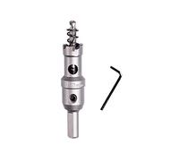 SYDARSYN Sierra de Agujero TCT Carburo Resistente 17mm Cortador de Agujeros de Acero Inoxidable para Acero Inoxidable, Chapa, Metal