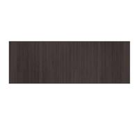 SYDE Alfombra Bambú Marrón Oscuro 70x200 cm | Antideslizante, Fácil Limpieza, Rollo Ahorra Espacio, Decoración Salón