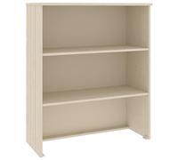 SYDE Aparador Superior HAMAR Pino Macizo Miel 85x35x100 cm | Madera Solida, 2 Estantes, Estable, Acabado Rustico, Fijacion a Pared Incluida