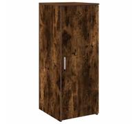 SYDE Armario Madera Ingeniería Roble Ahumado 40x45x103,5 cm | Almacenamiento versátil, montaje fácil, compacto para oficina o recepción
