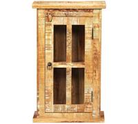 SYDE Armario Pared Madera Reciclada 44x21x72 cm | Montado, Compartimento Grande, Estilo Vintage, Para Cocina o Baño
