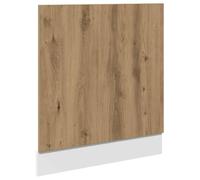 SYDE Panel Frontal Lavavajillas Roble 60x1,5x67 cm | Madera de Ingeniería, Resistente a Humedad, Fácil Limpieza, Integración con Armario